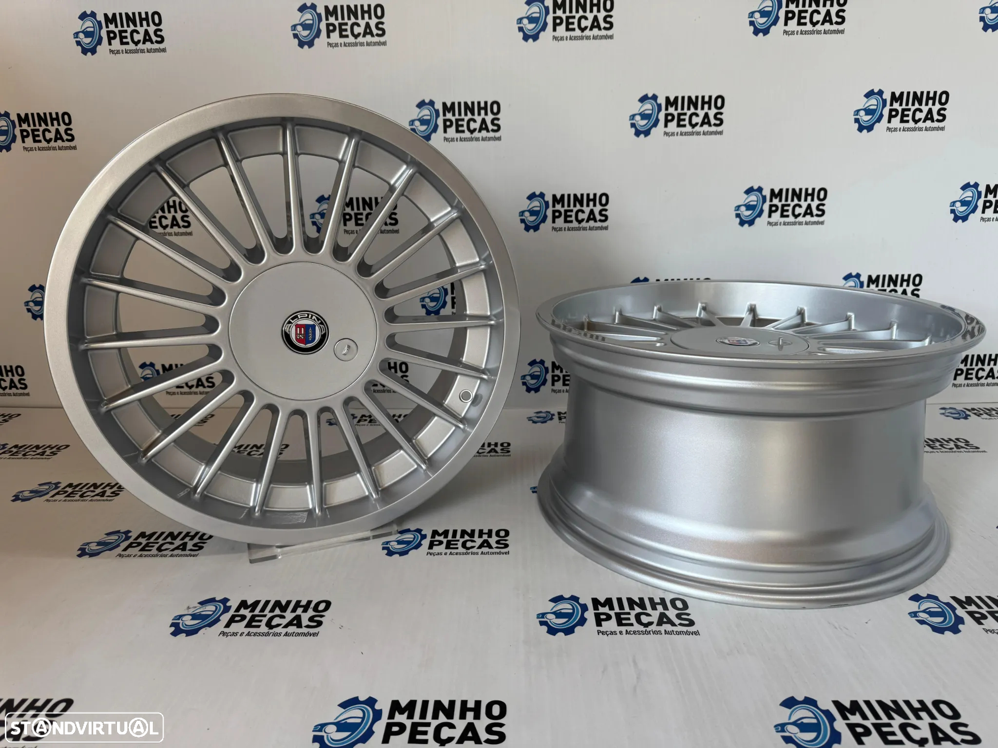 Jantes Look BMW Alpina em 18 (5x112/5x120) Silver - 4