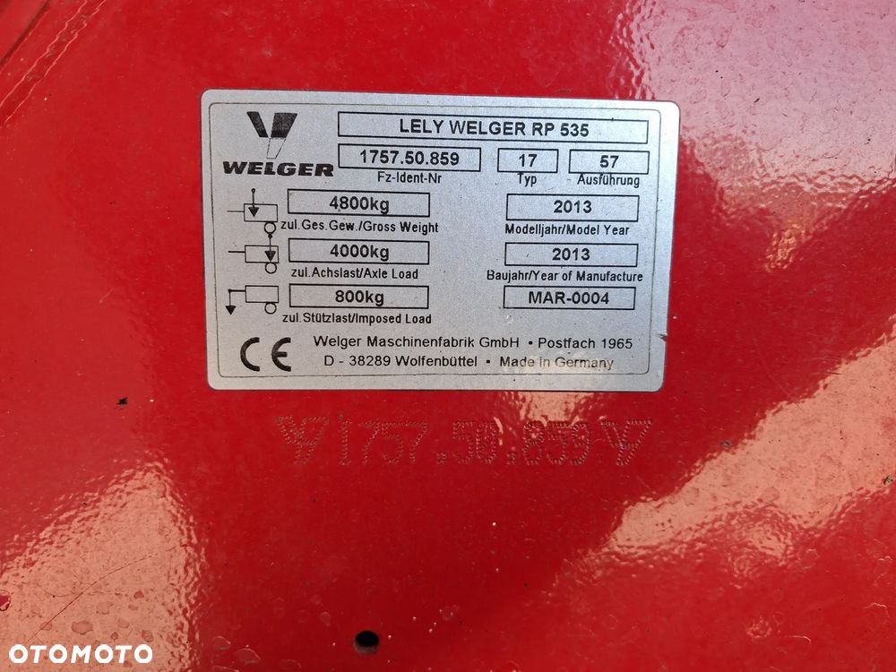 Lely Welger RP 535 - 22