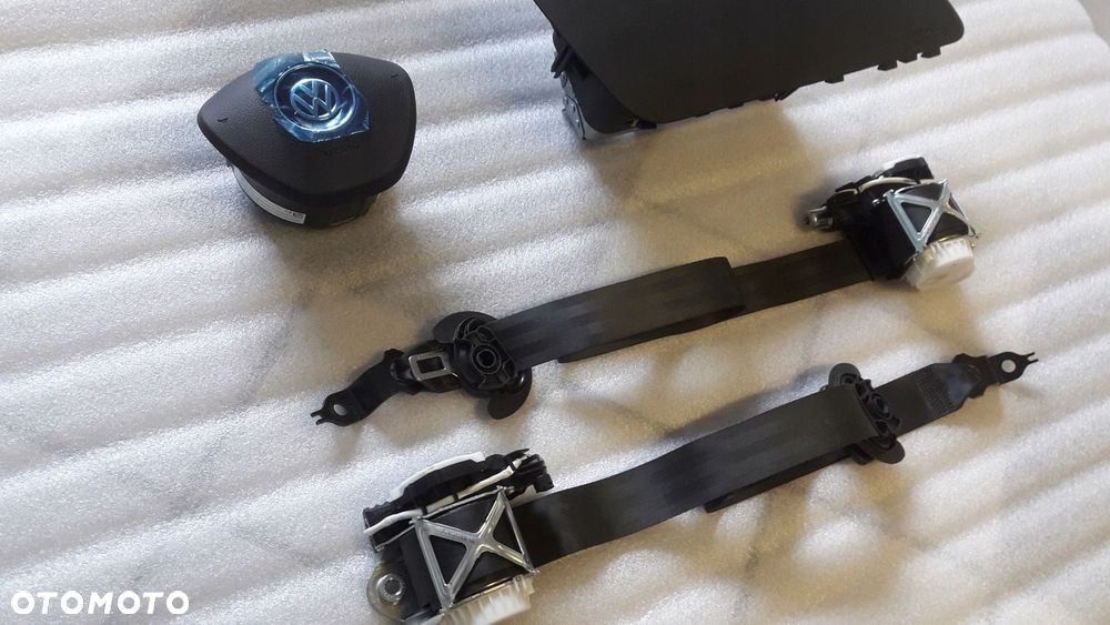 DESKA KONSOLA VW POLO 6R 6C PODUSZKI PASY AIRBAG - 2