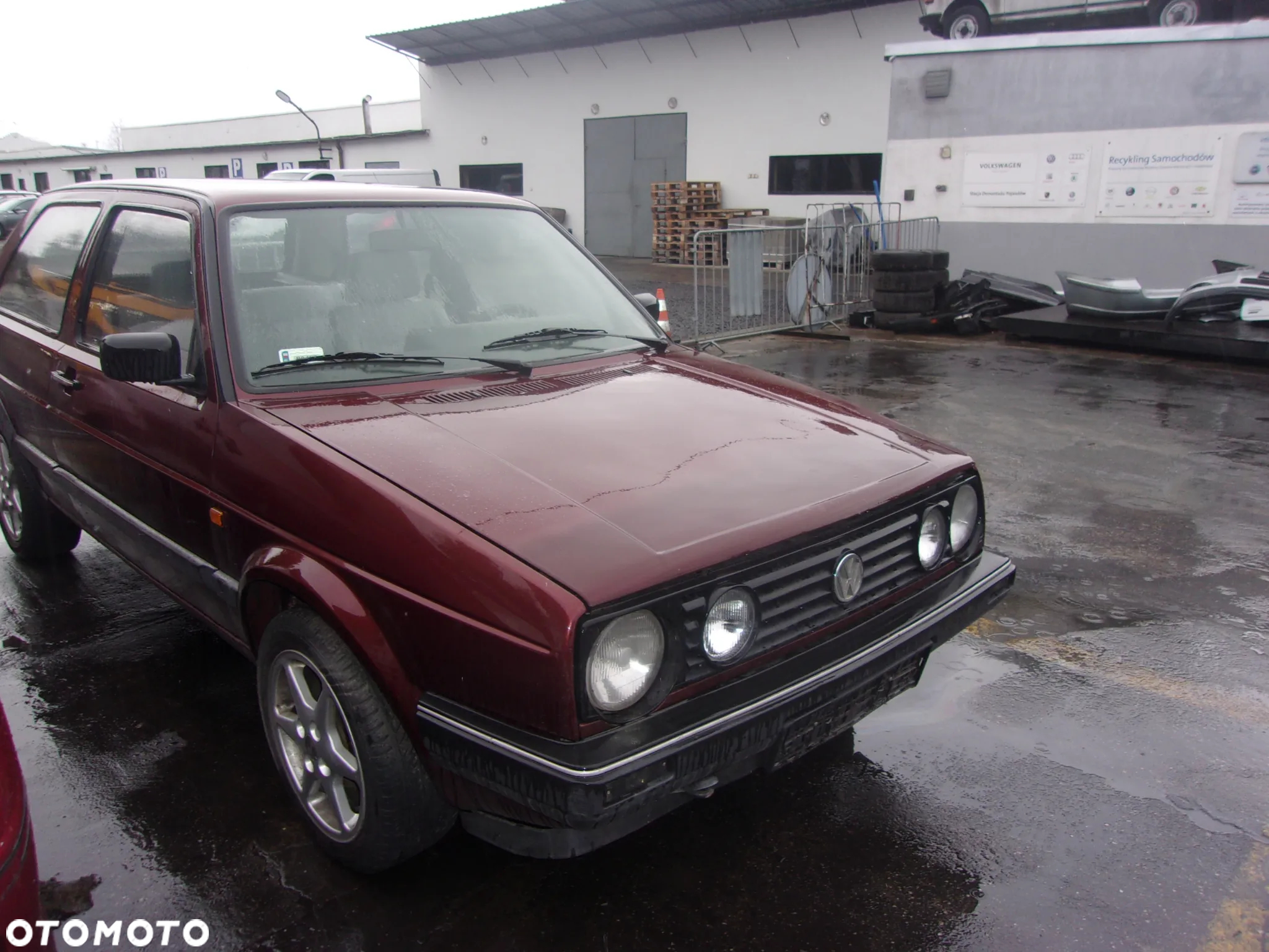 GRILL VW VOLKSWAGEN GOLF 2 II HALOGENY - 2