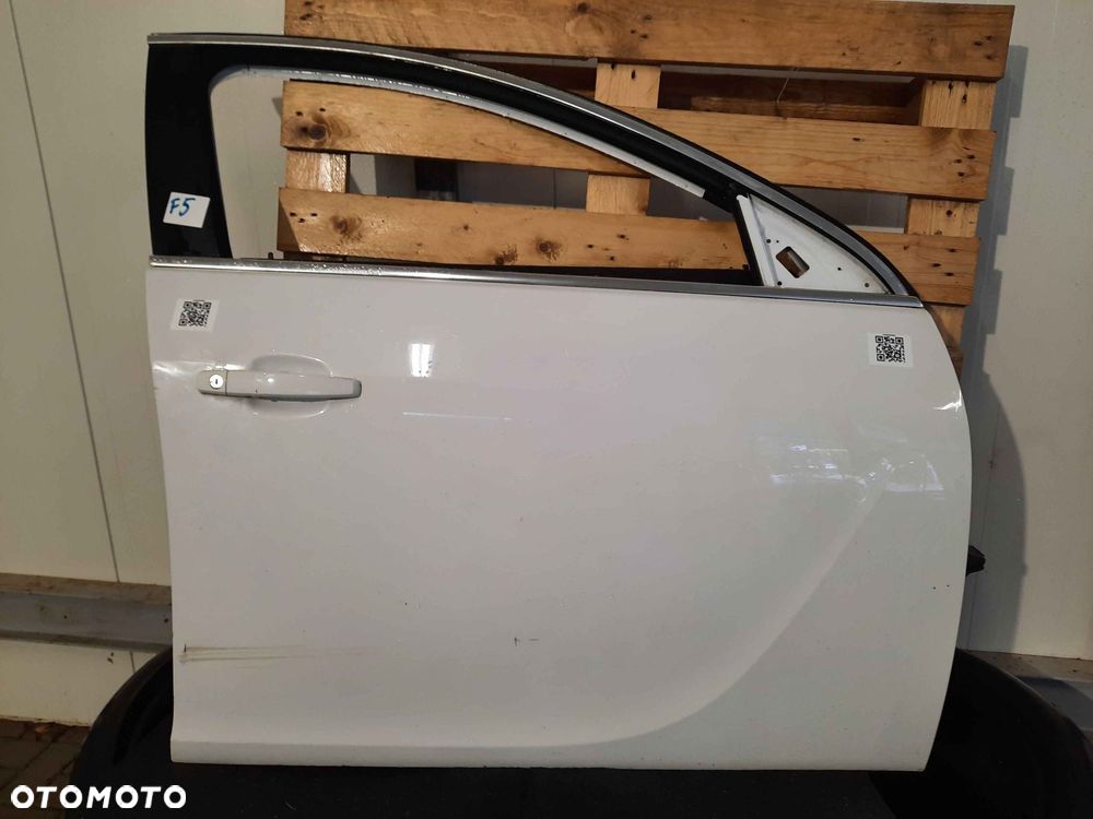 $ DRZWI PRZÓD PRZEDNIE PRAWE OPEL INSIGNIA SEDAN KOMBI Z40R BIAŁY - 1
