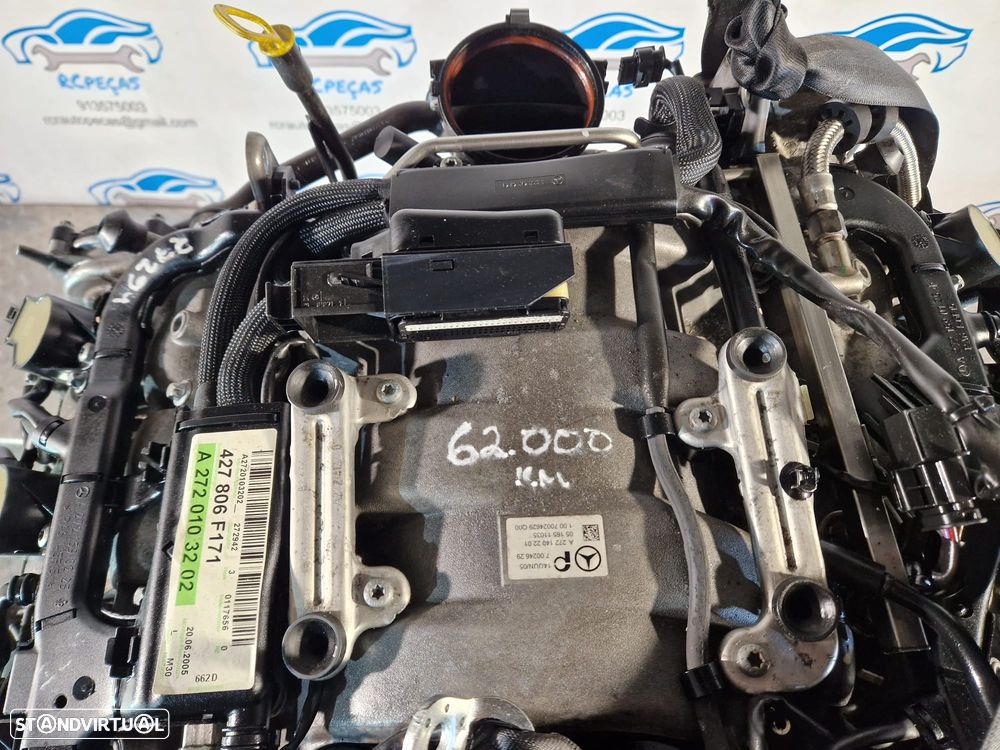 Motor Completo Mercedes Benz SKL 280 R171 3.0i V6 24V 231CV M272.942 272.942 M272942 M272 - 2