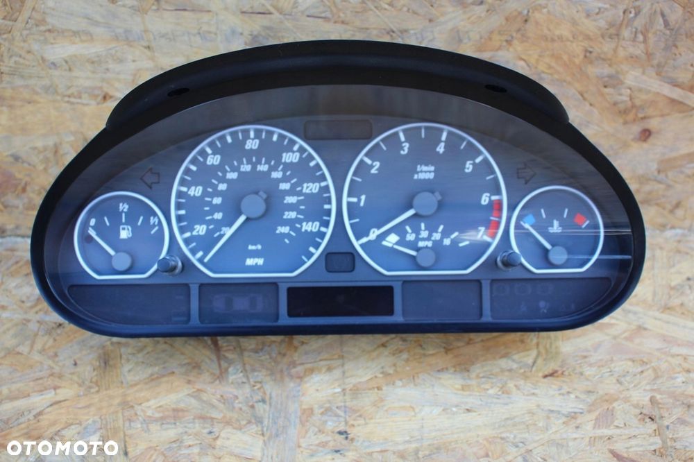 Licznik BMW e46 3.0 330i m54 UK MANUAL 6910269 - 1