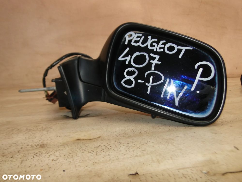 PEUGEOT 407 LUSTERKO PRAWE 8 PIN EUROPA