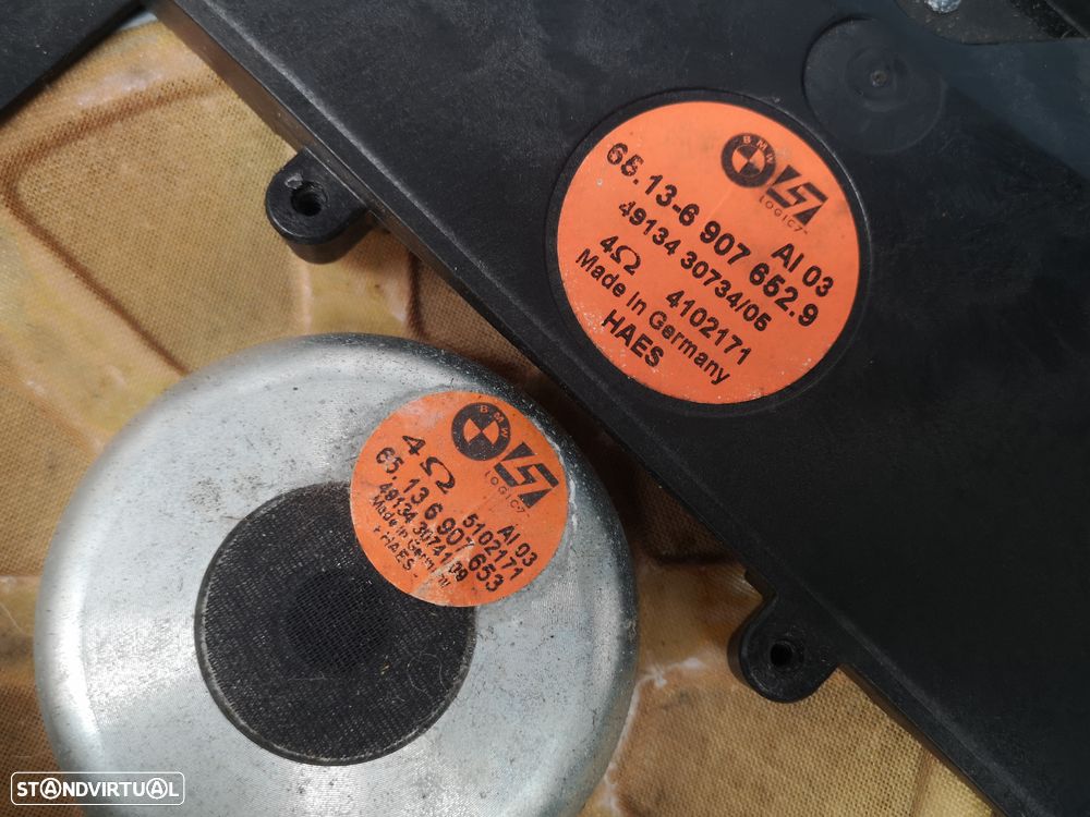 Coluna de som SUBWOOFER direito LOGIK7 harman/cardon bmw7 e65 e66 2001-2008 - 3