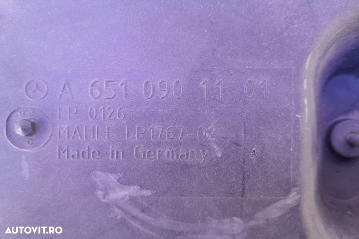 Carcasa filtru aer A6510901101 - 2.2 CDI A6510901101 - 2.2 CDI Merced - 5