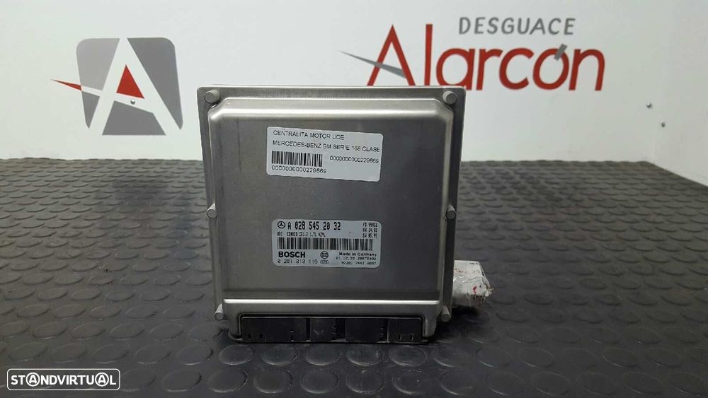 CENTRALINA DO MOTOR UCE MERCEDES CLASE A (W168) 1.7 CDI DIESEL CAT - 1
