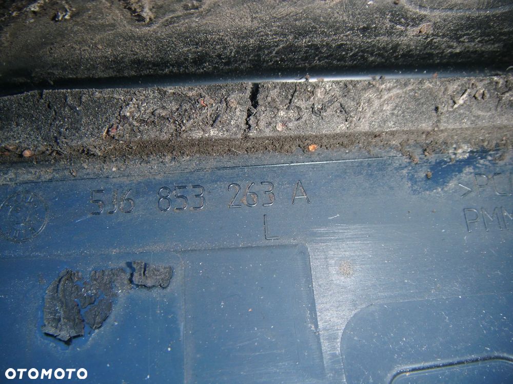 skoda roomster 10r osłona słupka lewy przód 5j6853263a - 2