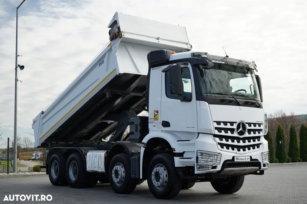 Mercedes-Benz AROCS 3243 / 8x4 / BASCUNĂ BIDIRECȚIONALĂ / BASCUNĂ HIDRODOXY / BORDMATIC / BASCUNĂ HIDRODOXY / ANVELOPE 100% / 2016 / - 6
