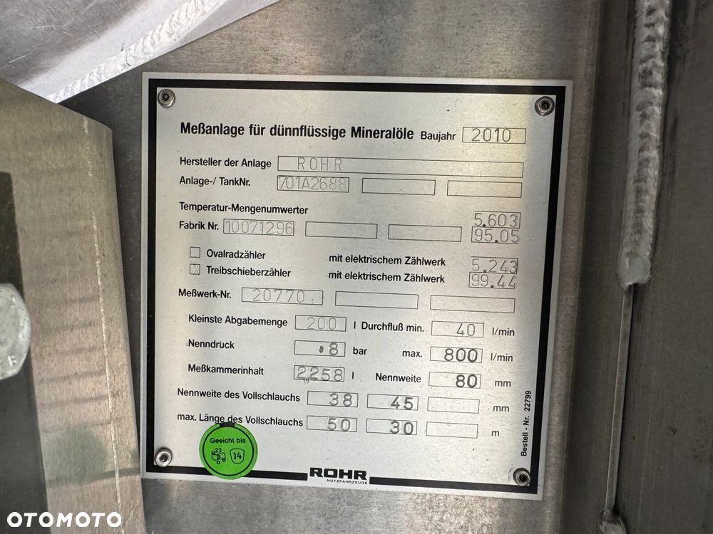 Scania R440 4x2 EURO5 CYSTERNA DO PRZEWOZU PALIWA 14.000L - 17