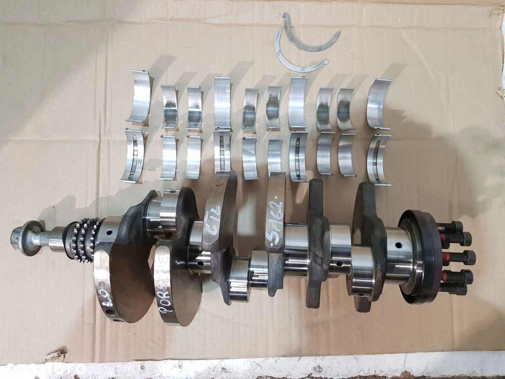 porsche macan 3.6 v6 294kw 400km wał korbowy panewki 946101ar 54tys km