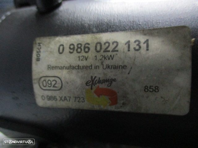 Motor De Arranque 0986022131 FORD C MAX 2004 1.6TDCI - 3