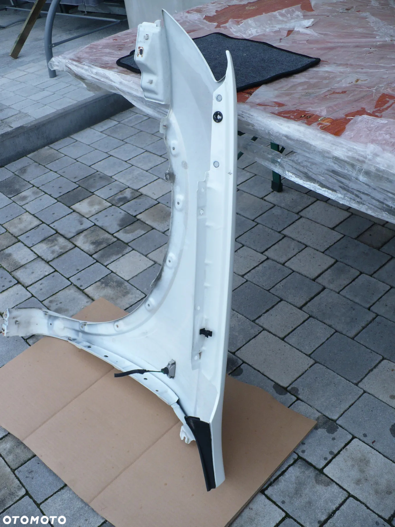 qashqai j10 07-blotnik przod prawy lewy kolor 326 oryginal - 7