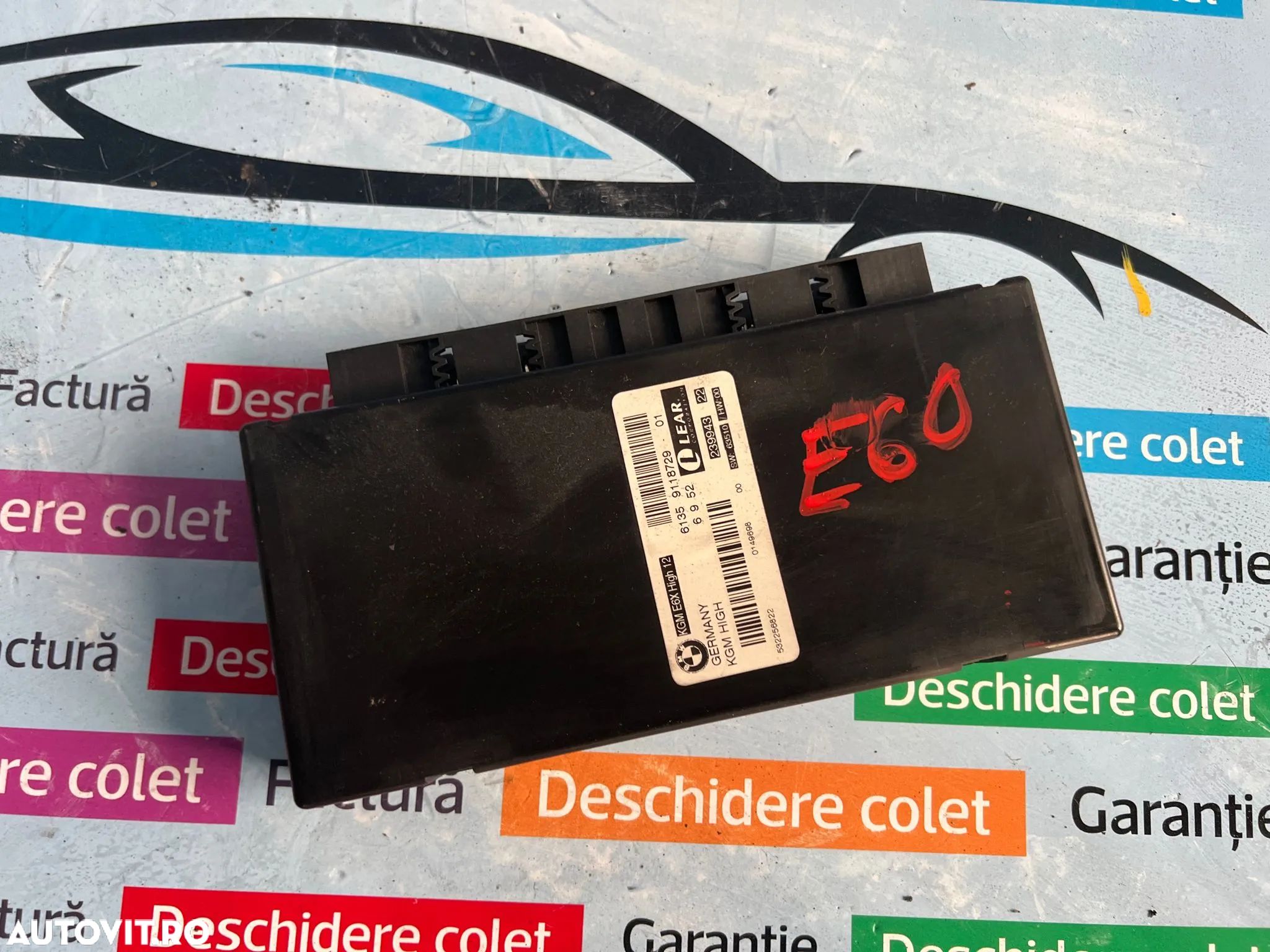 Calculator modul gateway BMW E60 E61 6135 9118729 - 1