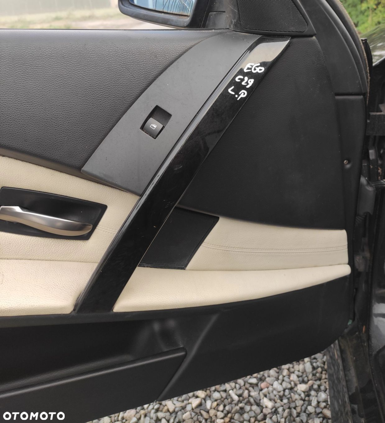 BOCZEK DRZWI LEWY PRZÓD PRZEDNI BMW E60 E61 PRZEDLIFT - 3