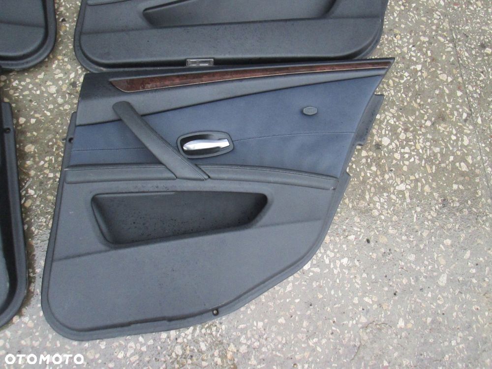 BMW E61 LCI FOTELE SKÓRZANE KANAPA KPL GRZANE ELE - 15