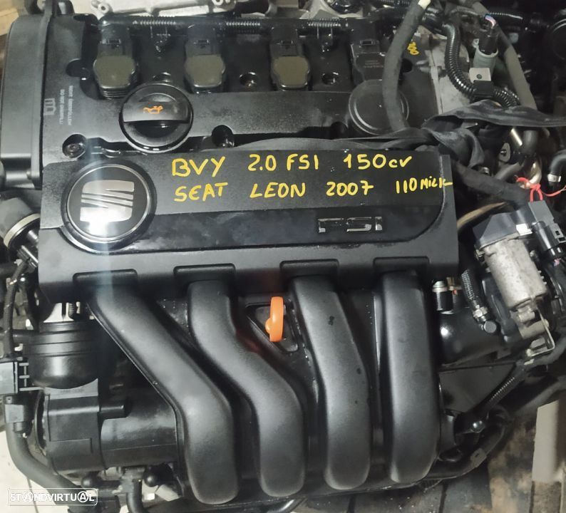 Motor 2.0 FSI 150cv vw - seat leon - Audi A 3 2007 caixa 6 velocidades GXV -- - 1