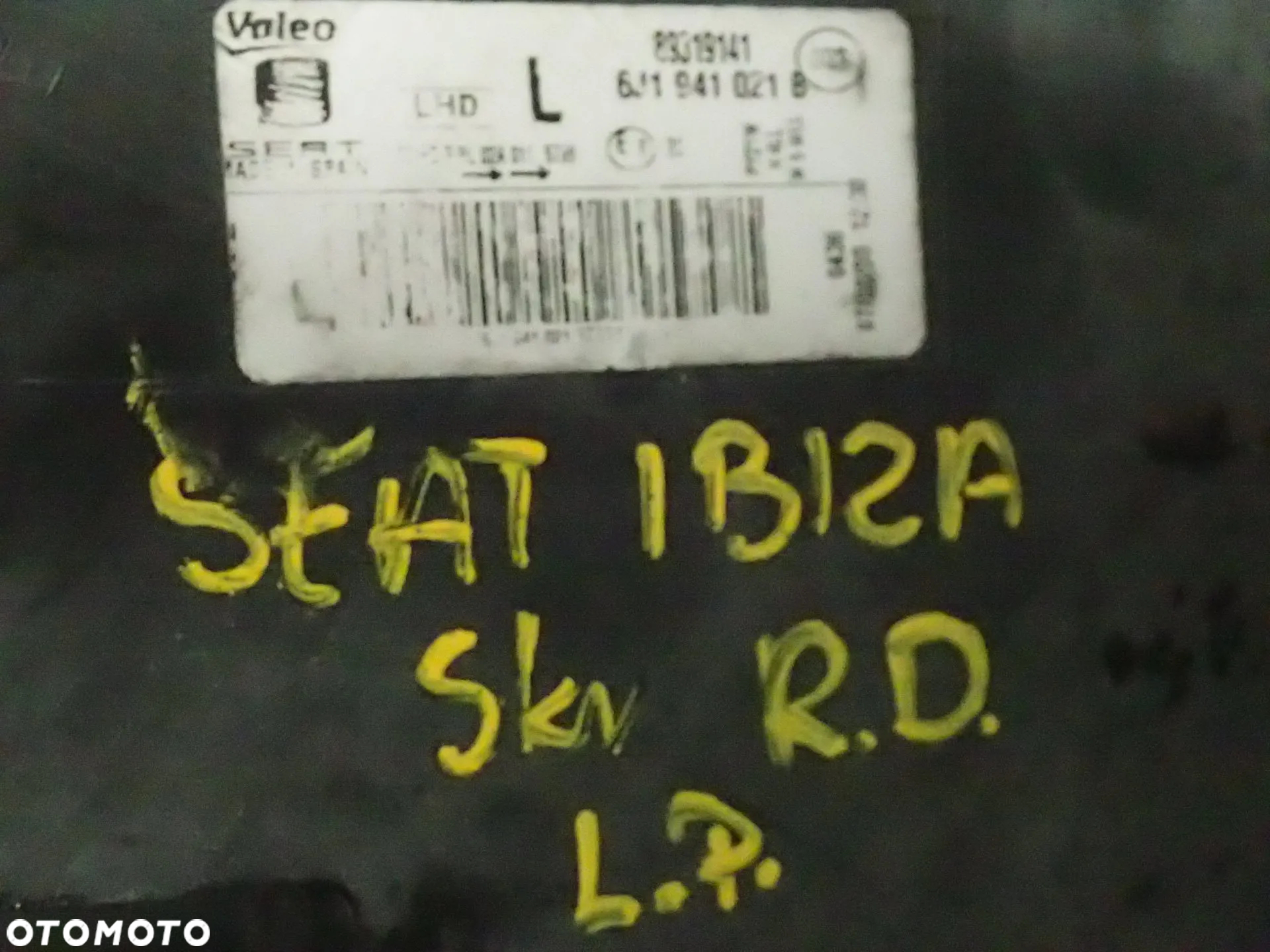LAMPA LEWY PRZÓD SEAT IBIZA IV 6J1941021B - 6