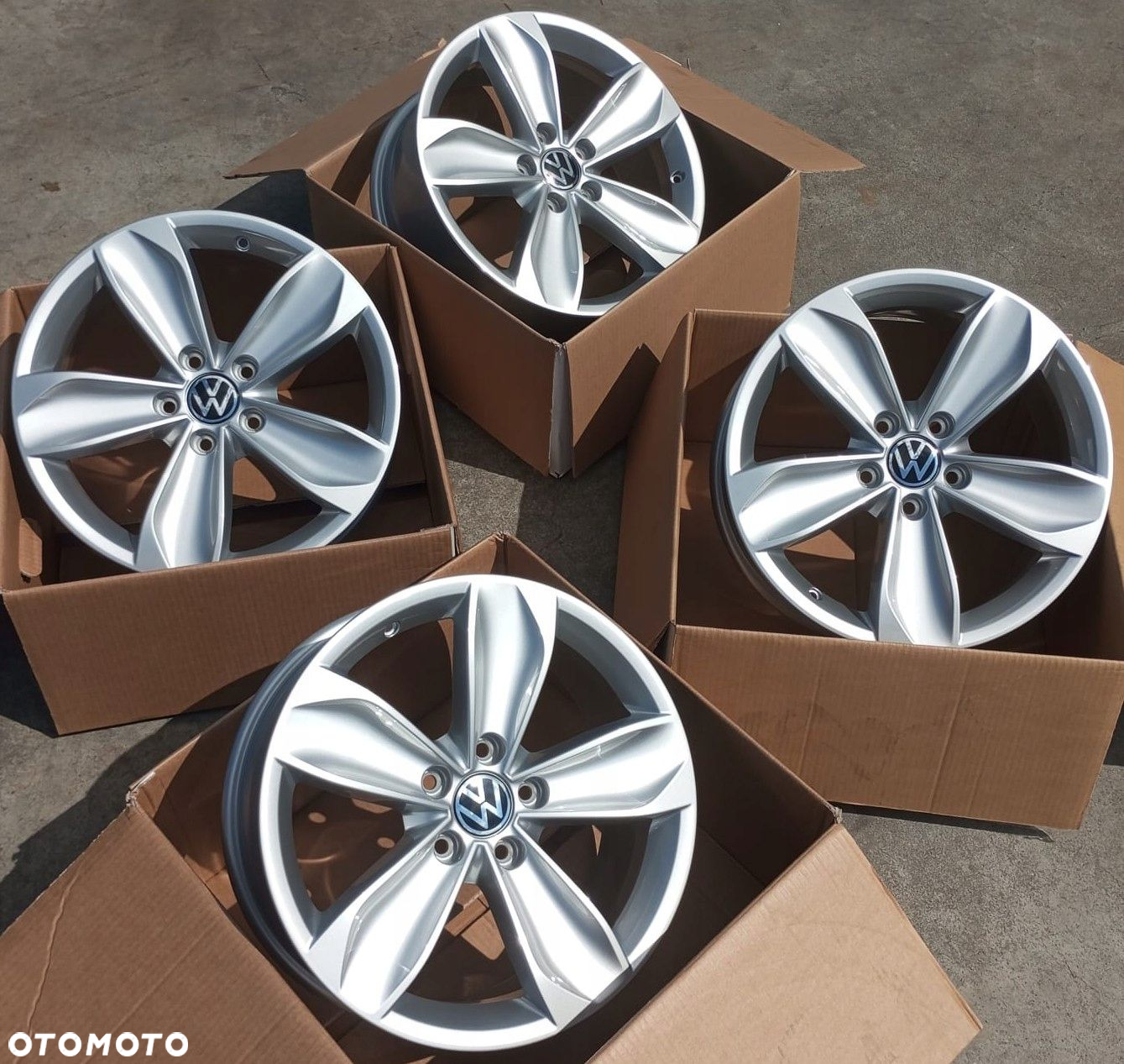 4X FELGI 17" 5X112 VW CADDY ARTEON PASSAT JETTA GOLF TIGUAN TOURAN I VAG - 9