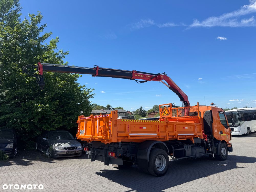 Renault Midlum 240DXi Wywrotka 3str HDS Fassi SPECJALNY Czołownica Solarka Piaskarka - 13