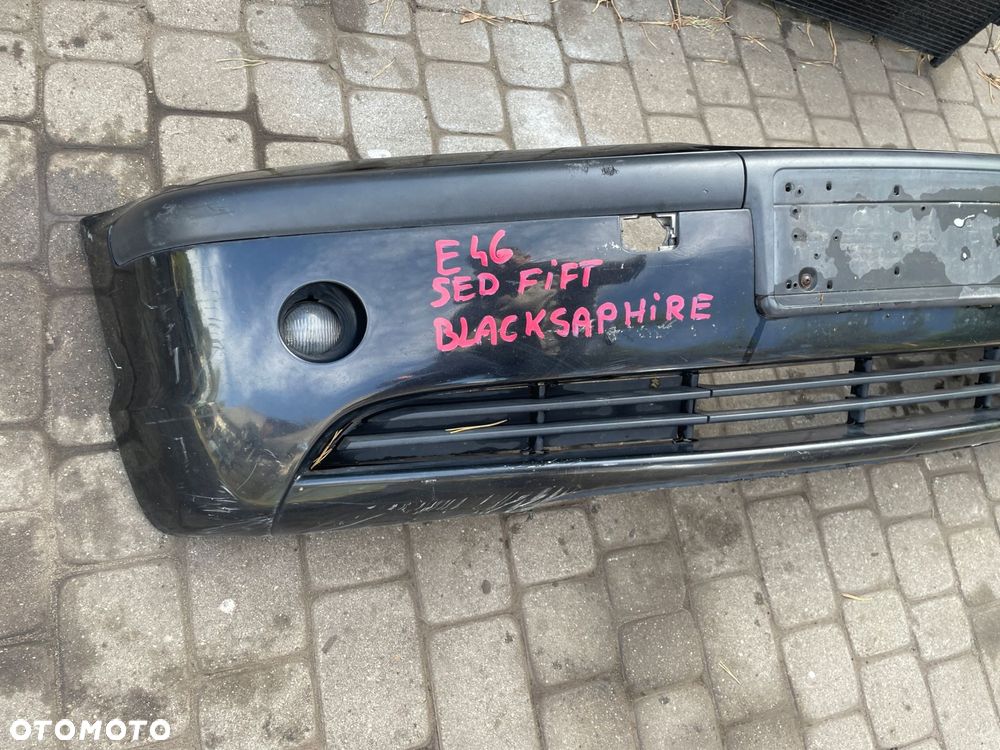 zderzak przód bmw e46 sedan kombi lift blacksaphire - 4