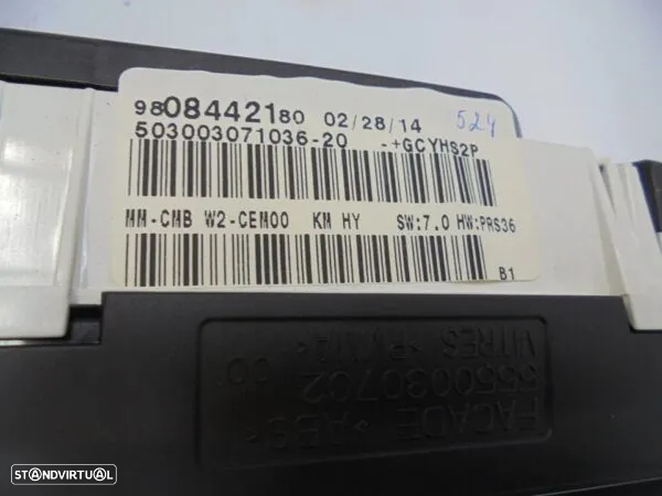 QUADRANTE PEUGEOT 508 I (8D_) 2.0 HDI 9805976080 - 2