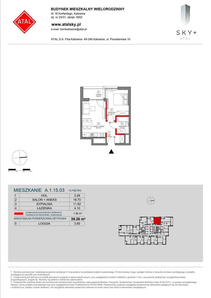 2-pokojowe mieszkanie 39m2 + loggia Bez Prowizji - Pełny obrazek: 2/24