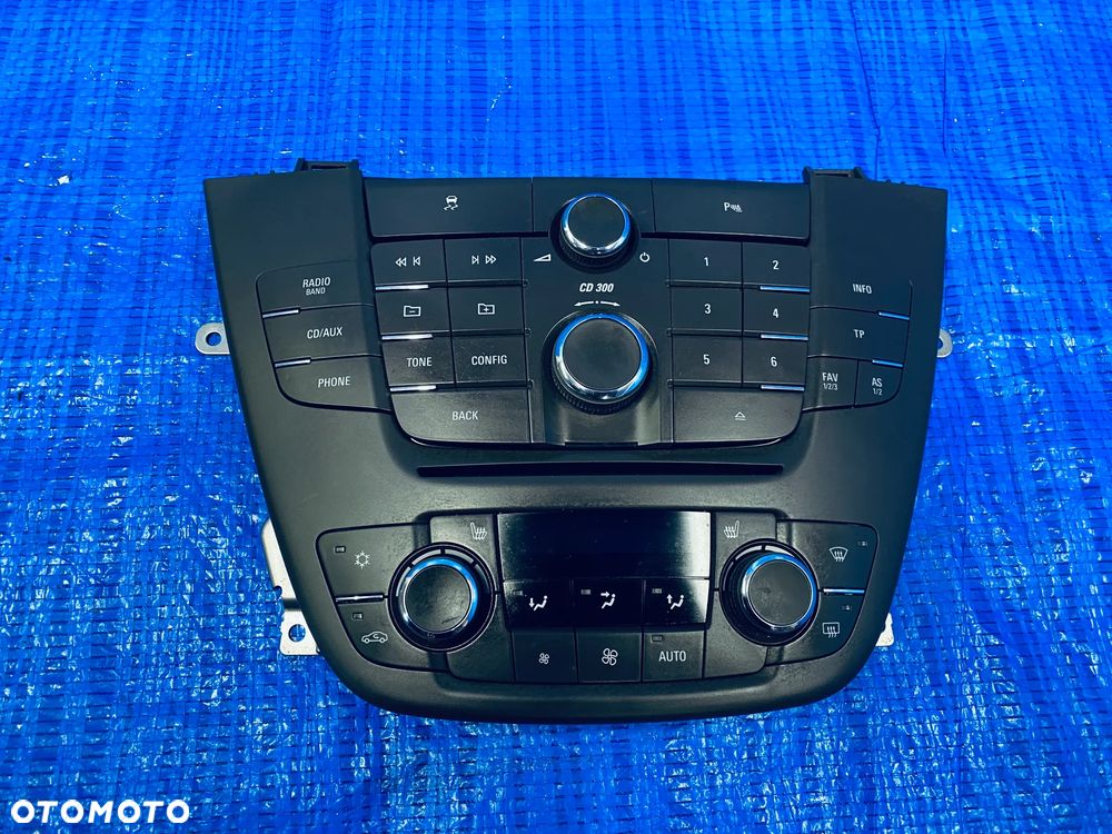 PANEL STEROWANIA KLIMATYZACJI RADIA NAWIEWU OPEL INSIGNIA A 2008- ; BRĄZOWY 13277909 13277870 ORYGINAŁ