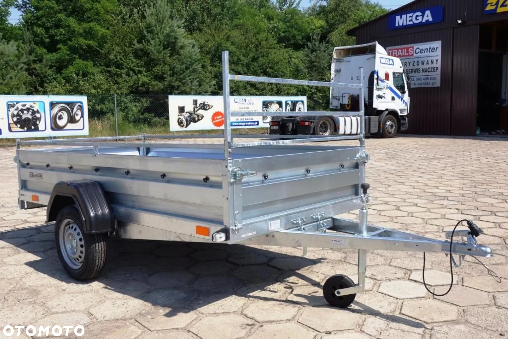 Zaslaw 1 oś, przyczepa prawko B, 750 kg DMC  MOCNA I SOLDNA - 8