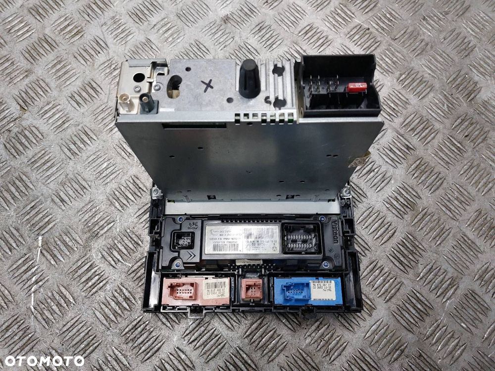 RADIO ODTWARZACZ + PANEL NAWIEWU PEUGEOT 407 I 7645113392 96573326 - 4