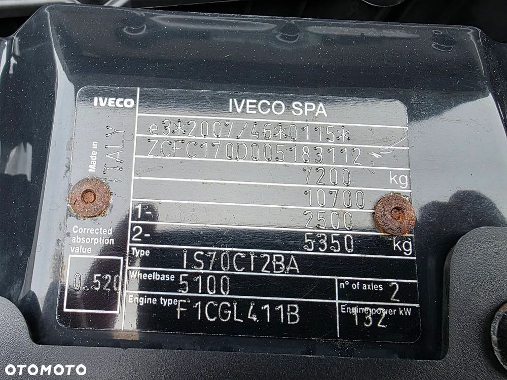 Iveco DAILY 3.0 72C18 15 PALET KONTENER WINDA - 18
