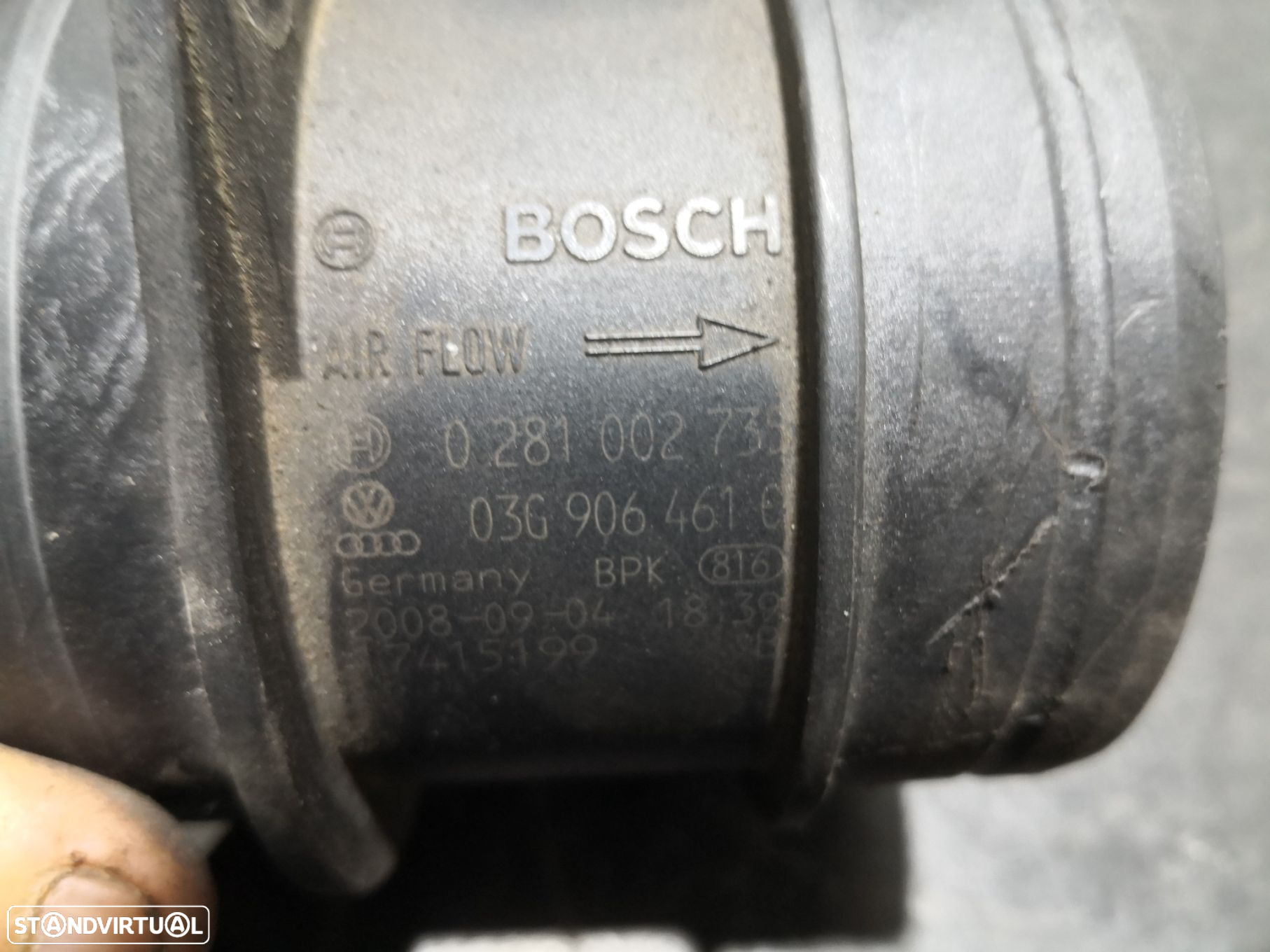 Medidor Massa Ar Audi A4 (8K2, B8) - 3
