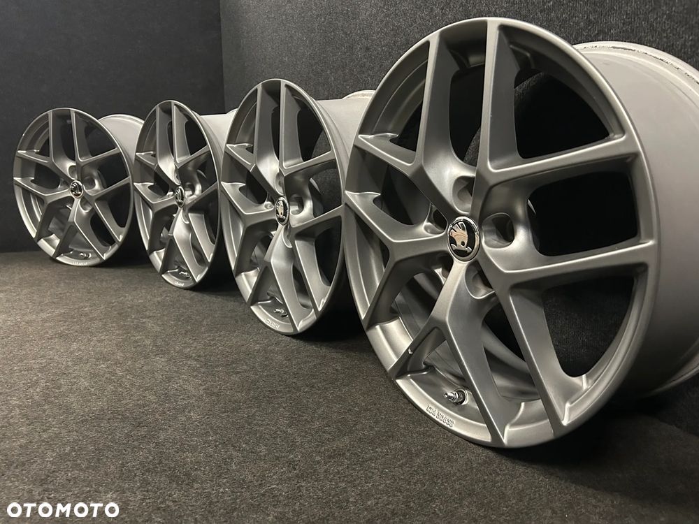 Alufelgi Skoda Superb III, Kodiaq, Karoq, Octavia III, IV, VW Passat B8, Tiguan 18 cali 5x112 4szt. ładne! - 2