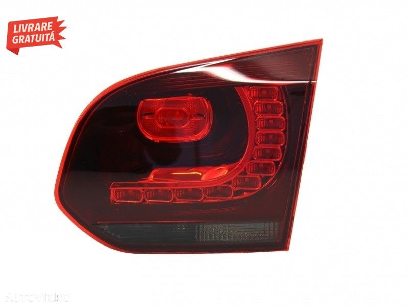 Faruri LED VW Golf 6 VI (2008-2013) Golf 7 3D Design Red Strip GTI LED Dinamic cu - livrare gratuita - 13