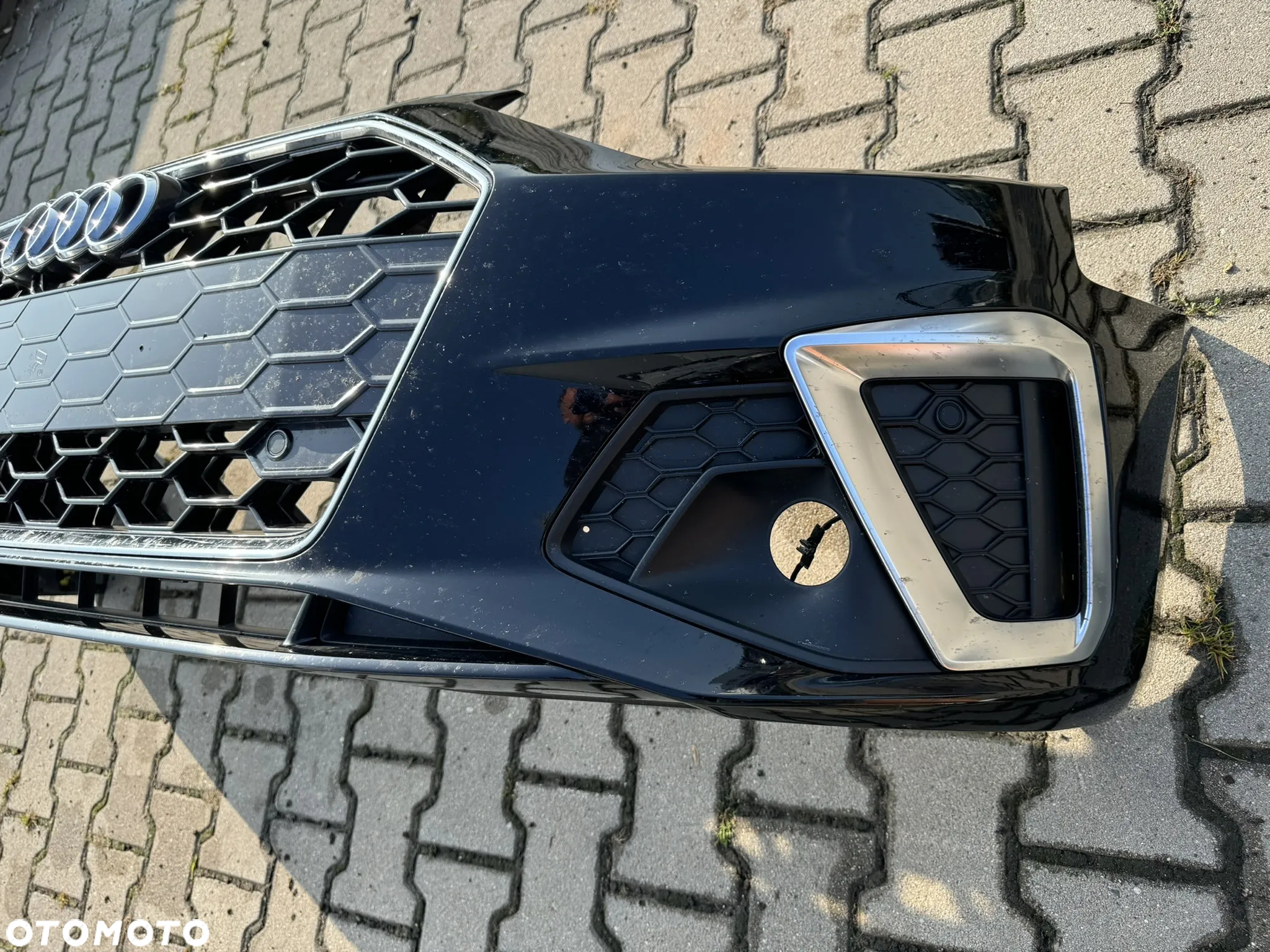 Audi A4 B9 lift S Line zderzak przód przedni LY9T - 3