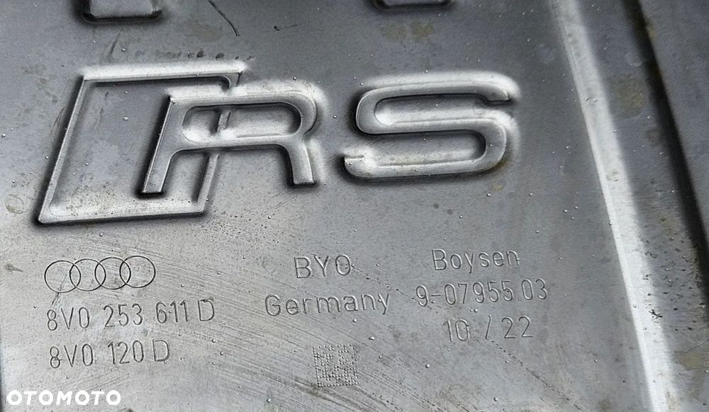 AUDI RS3 8V0 TŁUMIK KOŃCOWY 8V0253611D  8V0253611 D kompletny - 11