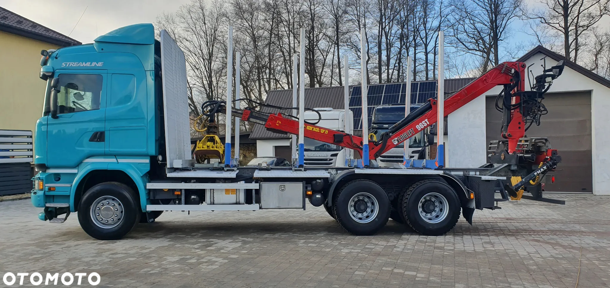 Scania R520 V8 DO DREWNA HIAB LOGLIFT - 5