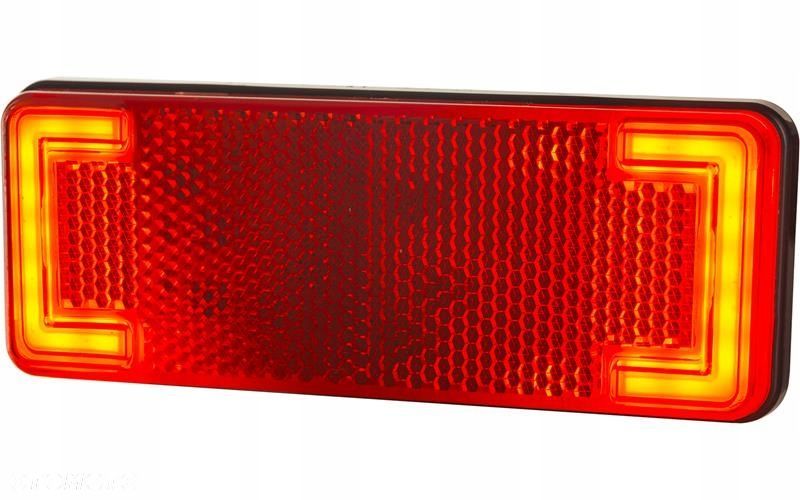 lampa obrysowa czerwona 12/24v led - 1