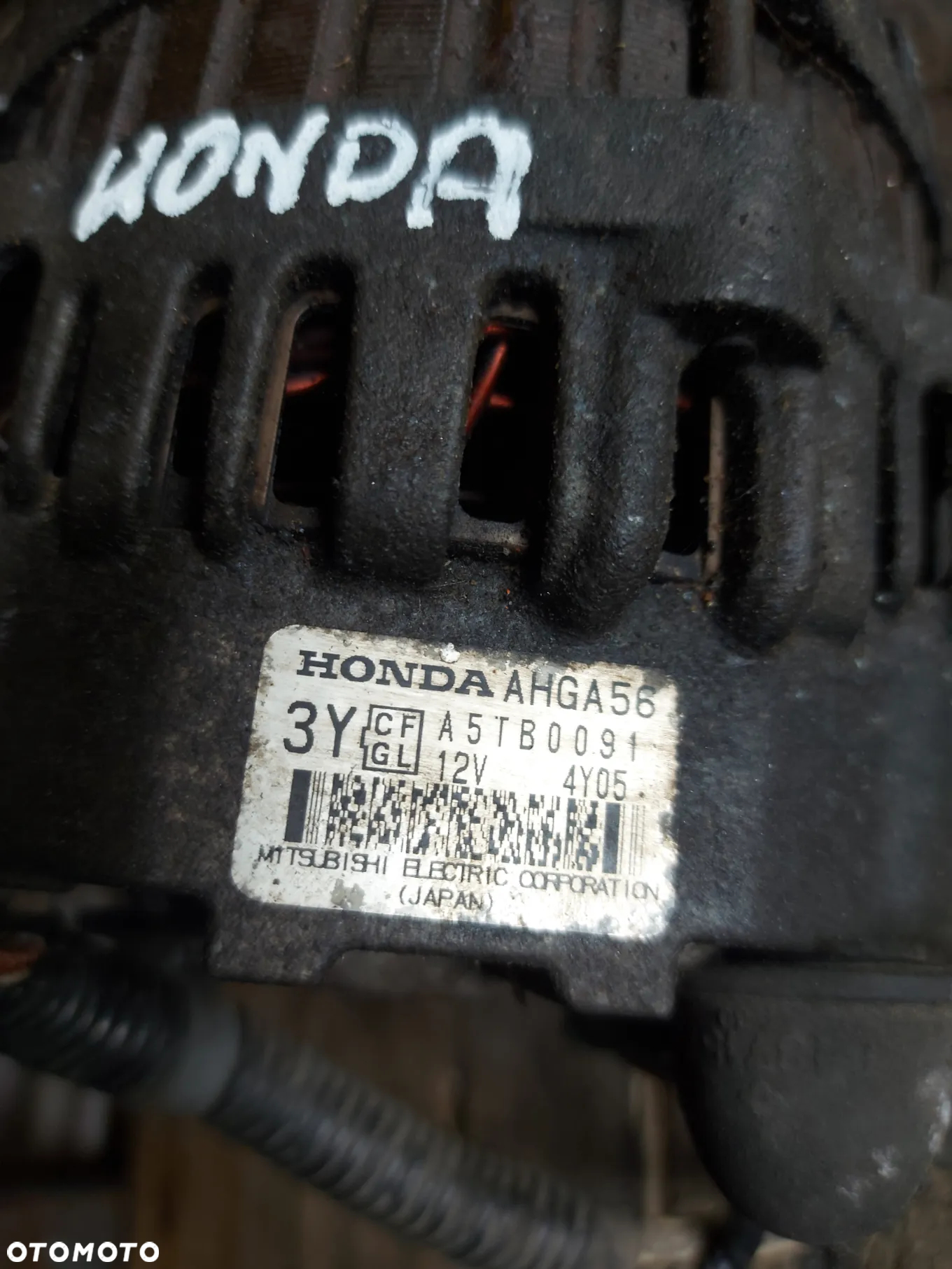 Alternator 12V Honda Jazz II 1.2b A5TB0091 AHGA56 - 6