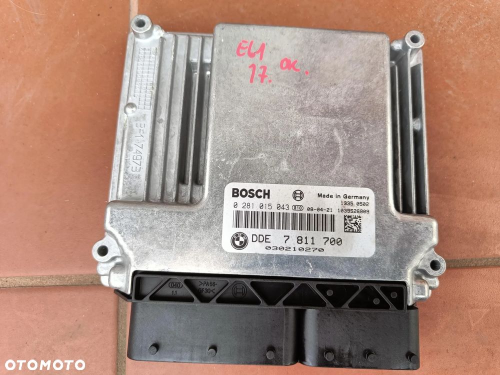 BMW E60 E61 2.0D N47 MODUŁ STEROWNIK SILNIKA SPRAWNY 7811700 - 1