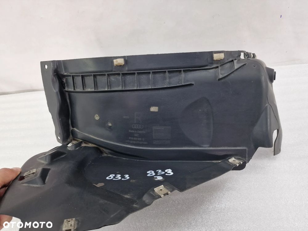 AUDI A5 8W6 PRAWE NADKOLE PRZEDNIE PRZEDNIA CZĘŚĆ , NR 8W6853888Q , NR AUKCJI N833 - 6