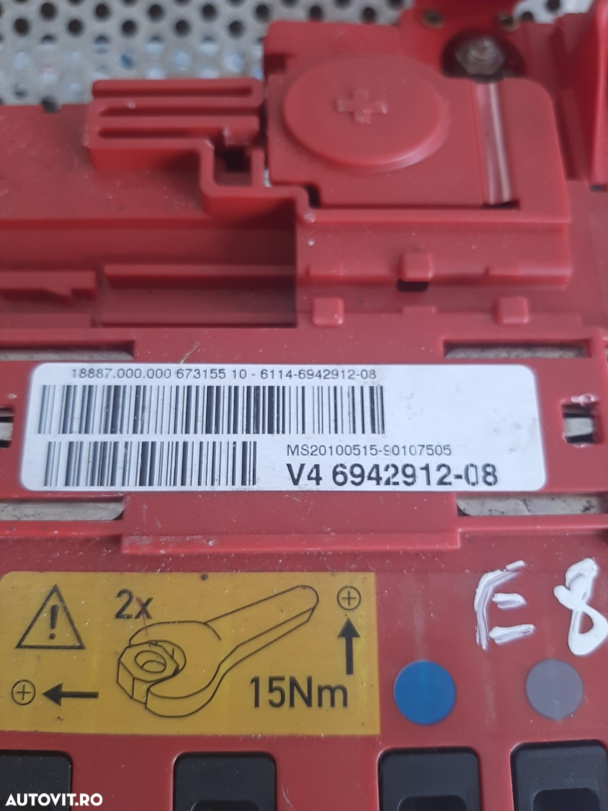 Borna Baterie Plus Minus Bmw E87 E81 E90 E91 E92 E93 X1 E84 Cod 9215953 Cod 6942912 - 7