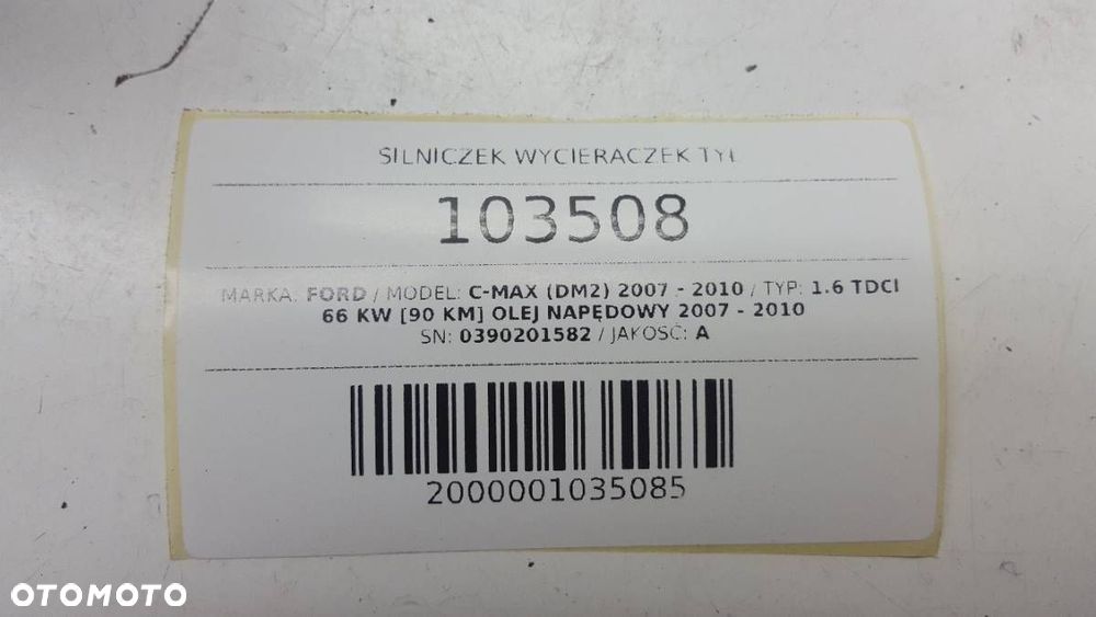 SILNICZEK WYCIERACZEK TYŁ FORD C-MAX I EU - 4