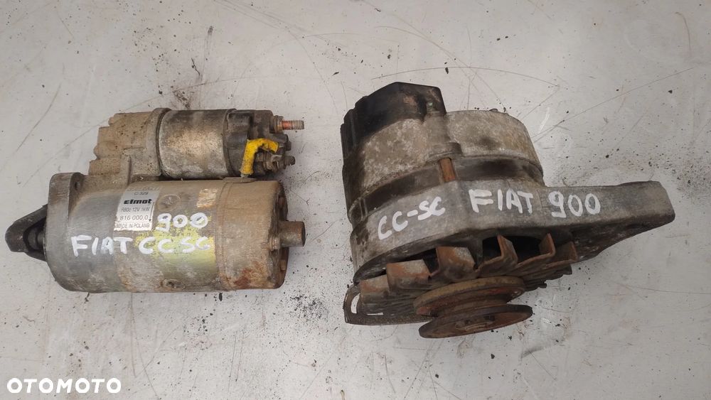 Fiat cinquecento seicento uno 900  alternator rozrusznik - 1