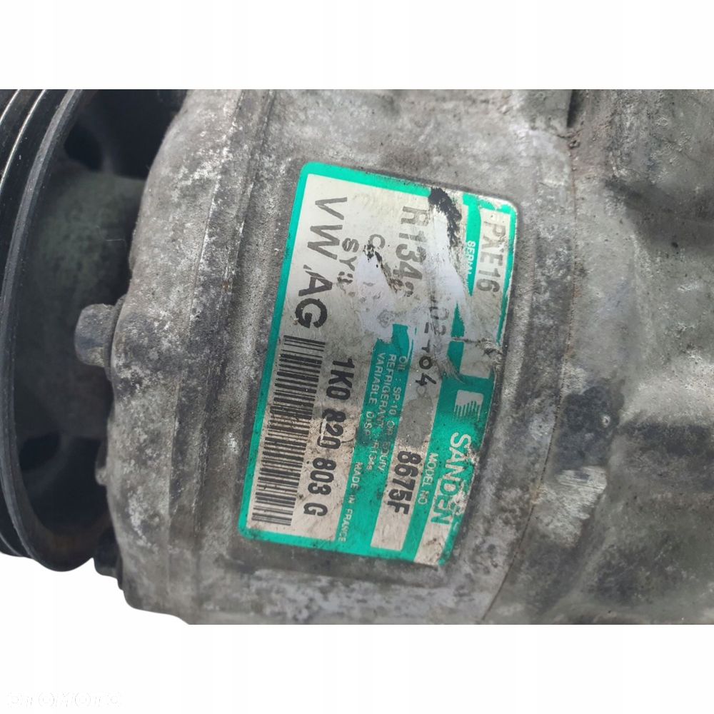 SPRĘŻARKA KLIMATYZACJI VW Golf V Passat B6 1.9 TDI 1K0820803G - 2