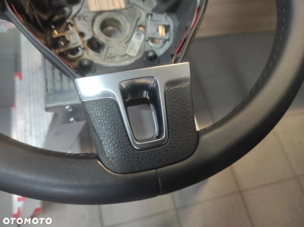 KIEROWNICA 3 RAMIENNA SKÓRA SKÓRZANA MULTIFUNKCJA R LINE VW TIGUAN PASSAT B6 B7 CC SIROCCO CADDY GOLF 5 6 TOURAN EOS POLO 5 6 WYSYŁKA !!! - 4