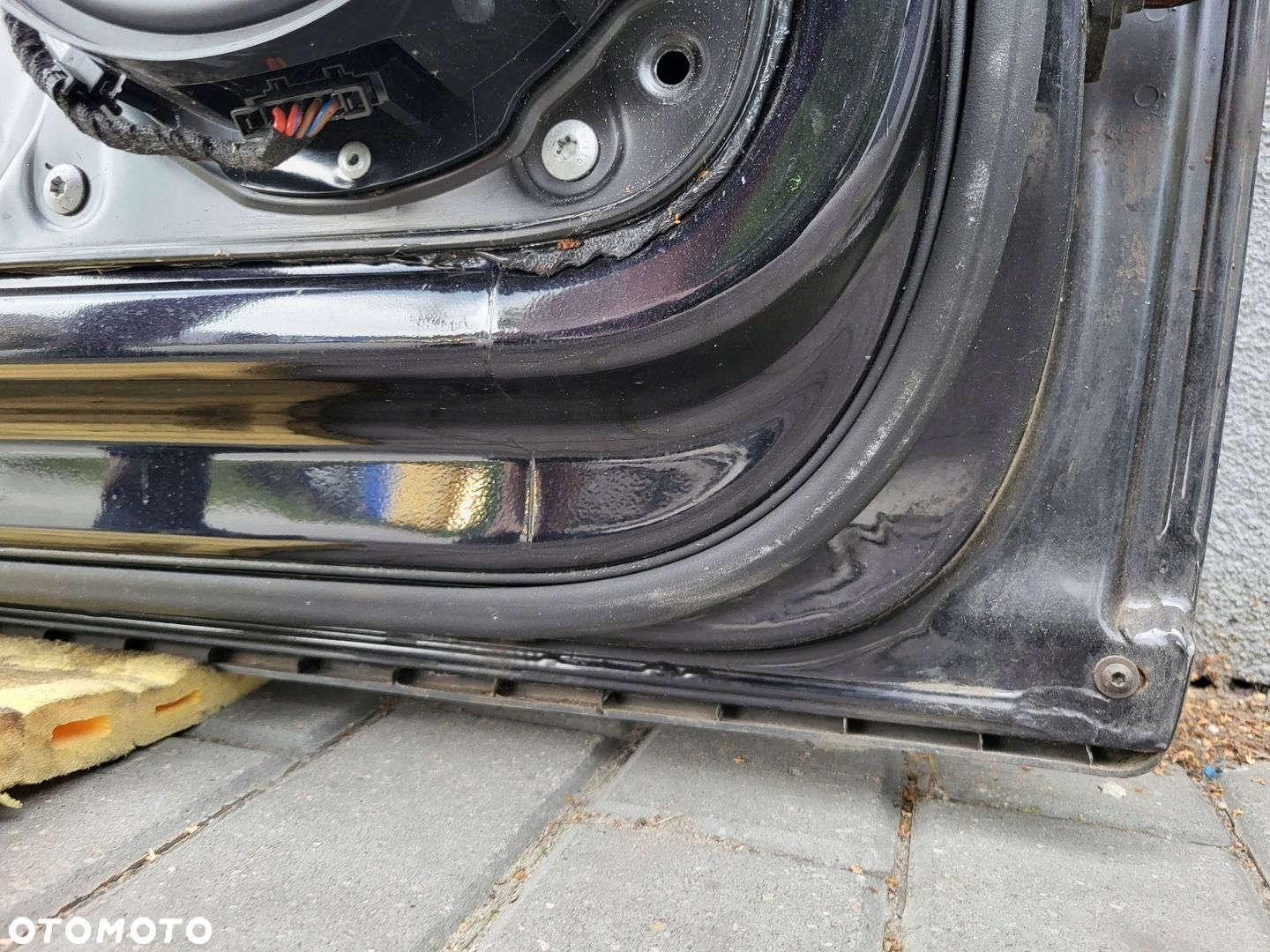 DRZWI lewy przód przednie kierowcy VW Passat B6 lift LC9X czarne - 13
