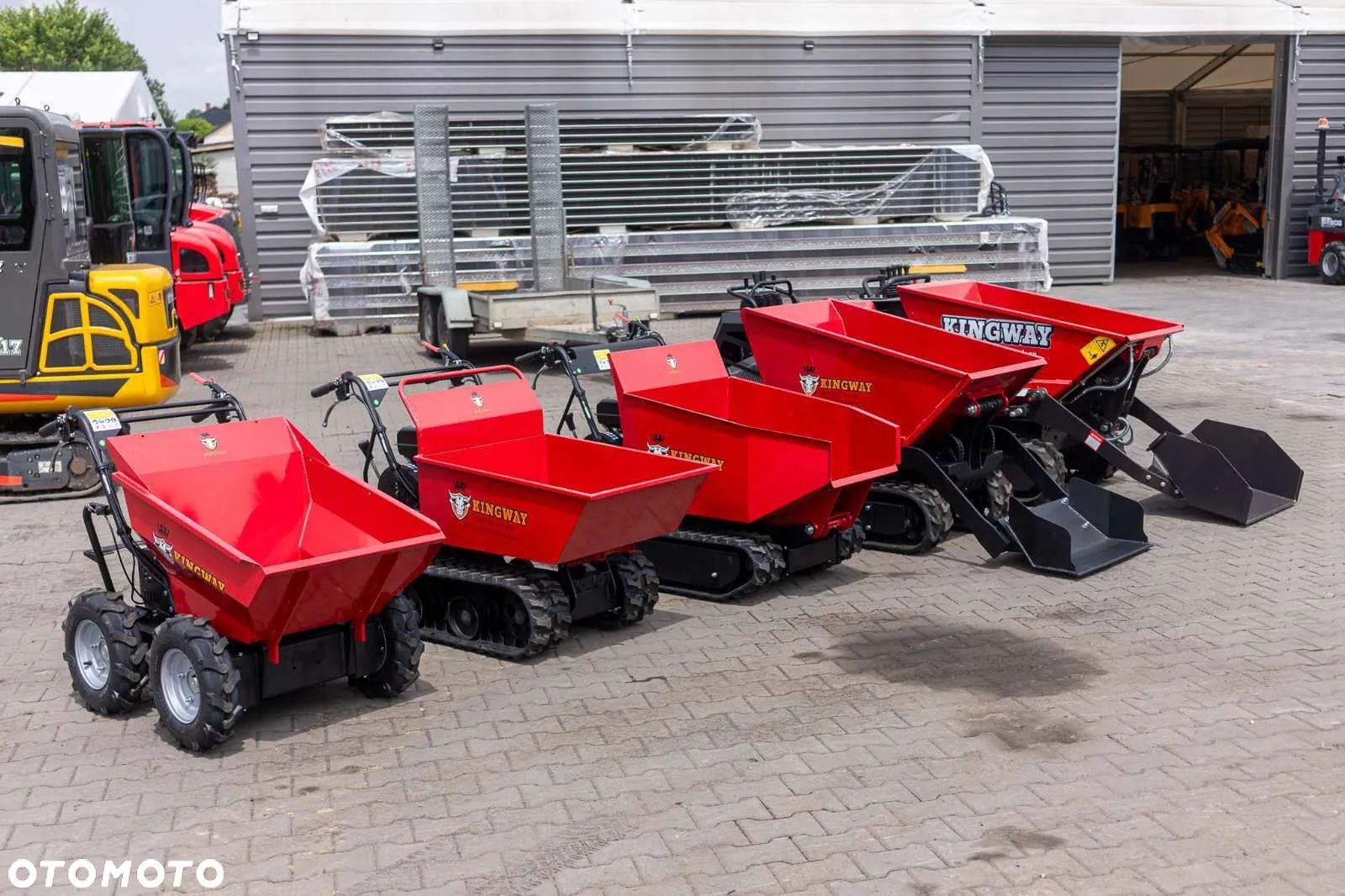 Kingway Taczka spalinowa W300 kołowa - 18