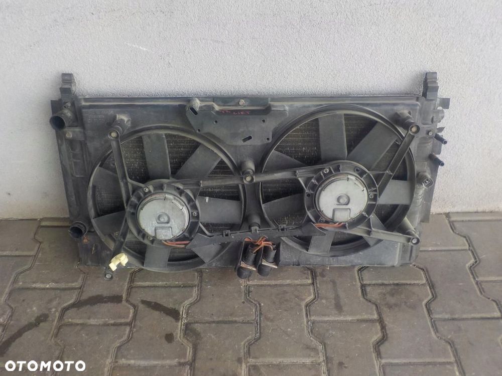 VW T4 2.5 TDI LIFT CHŁODNICA WODY  WENTYLATORY - 1