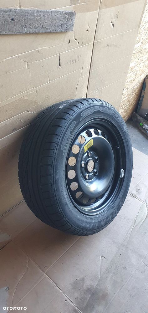 Felga stalowa zapas VW 5x112 215/55 R16 ET45 7J VW Passat B6 3C0601027A 3C0601027L - 3